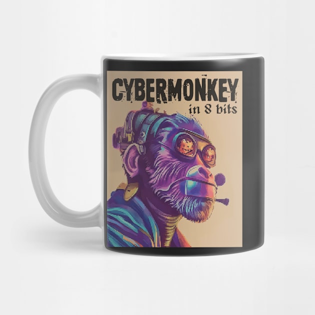 CYBERMONKEY in 8 bits by kokonft